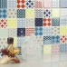  Glass Mediterranean Style Kitchen Backsplash Counter Top Mosaic Wall Tile