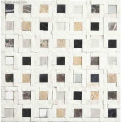 Hollow Kitchen Backsplash Stone Mosaic tile