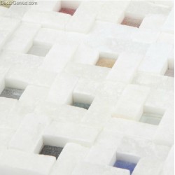 Small Hollow Candy Stone Kitchen Blackplash Sink Tile