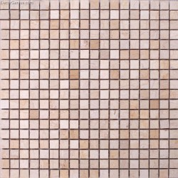 15X15MM Chip Size Marble Garden Mosaic Tile Natural