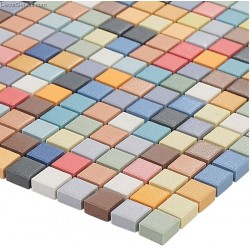 Mixed Candy Chips Hotel Bathroom Mosaic Tile Decoration