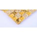 Frosted Yellow Amber Mosaic Art Kitchen Diamond Glass Mosaic Tiles
