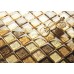DecorGenius Amber Brown Mosaic Bathroom Floor Tile Home Decor Glass Mosaic Tile Basksplash 