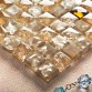 Frosted Ice Cracked 3D Diamond Glass Tile Kitchen Glass Mosaic Tiles Building Materials 