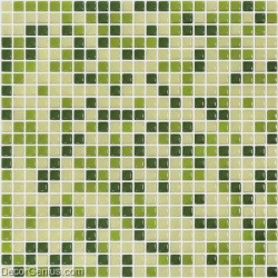 DecorGenius Candy Green Glass Mosaic Mixed Color Bathroom Tile Home Deocration Tiles 