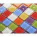 Rainbow Color Candy 25X25 Mosaic Tiles Home Natural Design Mirror Tile