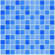 Hot Sales Blue Swimming Pool Wall Tiles DGGM062 Glass Backsplash Glass Tile Mosaics