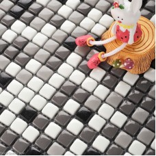 Classic Popular Backsplash Wall Tiles 3D Design Home Mosaic Glass Tile
