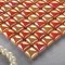 Mixed Amber and Red Diamond Tiles Home 3D Glass Mosaic Tiles DGGM069