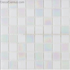 Pure White Reflection Glass Diamond Mosaic Tile DGGM075 Free Shipping Cheap China Mosaic Tiles