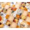 Alternative Autumn Leaves Vintage Mosaic Tiles TV Background 3D Front Desk Wall Tile