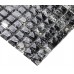 Pure Ice Cracked Black 8MM 300X300 Background Tile Wall Decoration Mosaic Glass Crystal Tiles