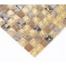 Yellow Blend Amber Floor Tile Diamond Crystal Mosaic Ice Cracked Backsplash Kitchen Wall Tiles