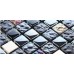 Galvanized Navy Blue Metal Mosaic Wall Tiles Fireplace Toilet Building Materials 