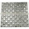 Metal Plating Silver Mosaic Tiles Home Improvement Kitchen Tile 