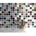 Pink Crystal Decorative Metal Tile Backsplash Galvanized Floor Wallpaper Mosaic Tiles