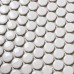 Pure White Round Natural Pebble Stone Mosaic Tile