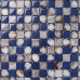 3D Shell Crystal Shell Kitchen Wall Tile Backsplash Mosaic Glass Navy Tiles