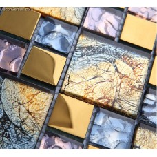 DecorGenius Colorful Home Decor Mosaic Tiles Art Sheets For Design Project Glass Mosaic Tiles Free Shipping 