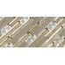 DGWH014 Light Yellow Diamond Metal Wall Mosaic Decor Tiles Cheap Wholesale Free Shipping Mosaic Tile