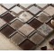 Blend Mixed Material Glass Mirror Mosaic Tile Modern Style Home Living Room Stone Wall Tiles