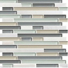 White Mixed Silver Wall Tile Home Kitchen Subway Glass Backsplash Mosaic Stone Tiles