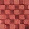 Dark Red Ladies Bedroom Wall Tile DGWH045 Leather Hand Made Mosaic Decoration