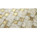 Crystal 11 Sheets 300X300 Wall Panel Tiles Mosaic Glass Galvanized Metal Kitchen Floor Tile