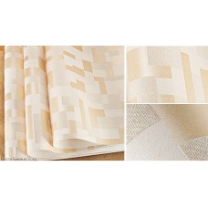 DecorGenius 5 Color Options Light Yellow Mosaics Style Decor Wallcovering Fabric Non Woven Wallcovering