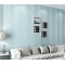 Wedding Wallpaper Blue Flower Stripe 3D Design Home Improvement Wallcover