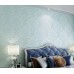 Light Blue Living Room 3D Flower Wallpaper Seasonal Decoration Bedroom Wall Sticker