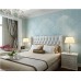 Light Blue Living Room 3D Flower Wallpaper Seasonal Decoration Bedroom Wall Sticker