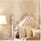 Flower and Stripe Best Coordination LIving Wallpaper Soft and Smooth Pink Natural Wallcovers